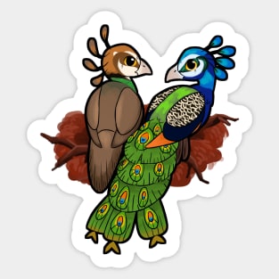 Indian Peafowl Sticker